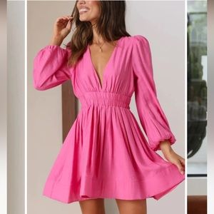 Japna Pink Dress Medium